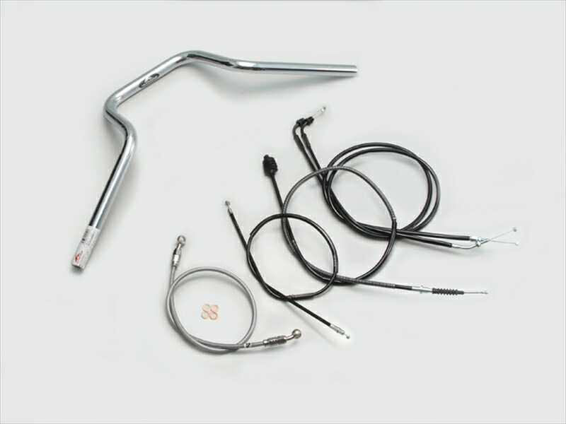 バイク用品 ハンドル ハリケーン HURRICANE クォーター４型 ハンドルSET H304-904C 4936887890105 取寄品