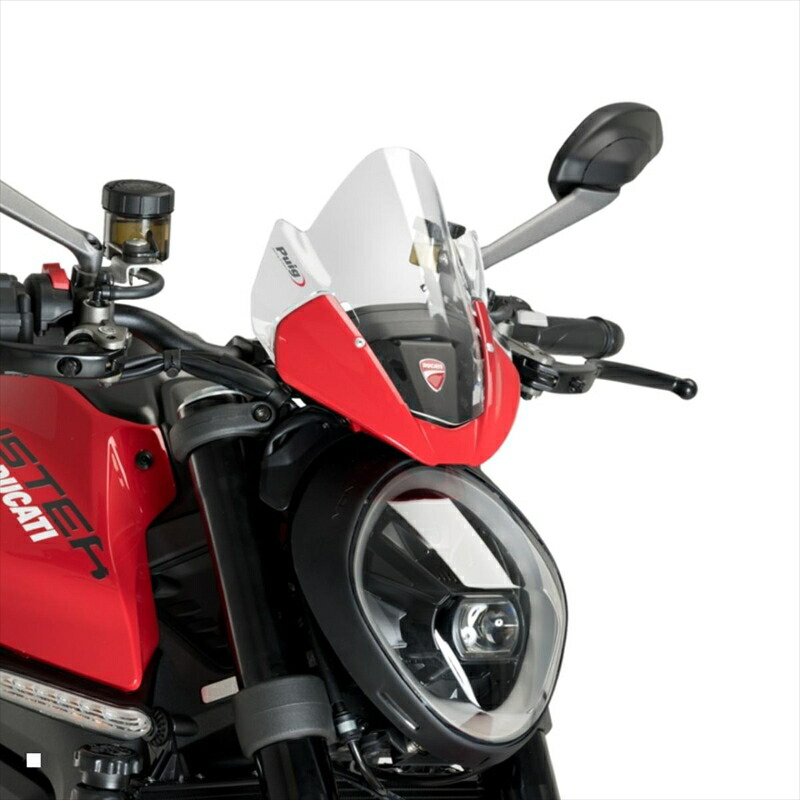バイクパーツ 外装 プーチ レーシングスクリーン Sport クリア 20688W 4571415021707 MONSTER 937+ 21- 14,071円