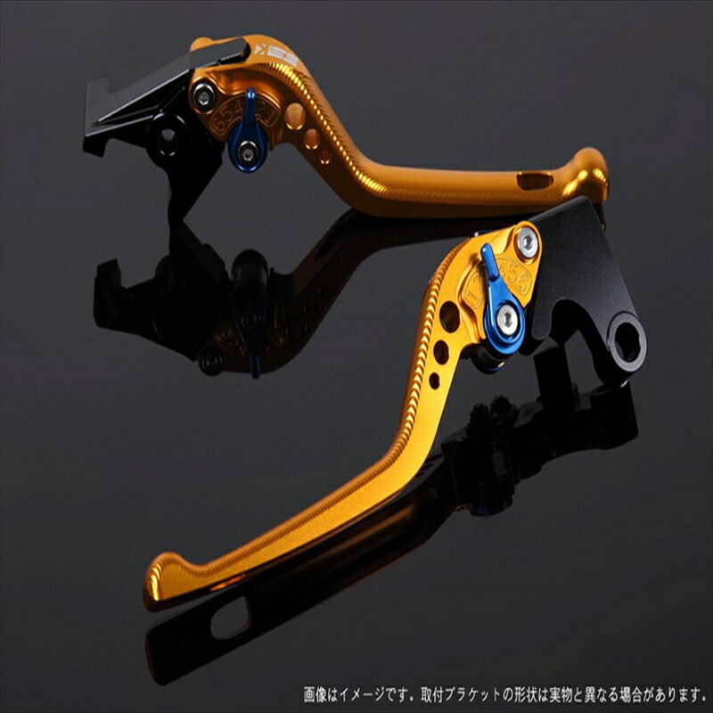 【5日前後で発送】 バイク用品 ハンドル エスエスケイ スピードラ アジャストレバー 3D ロング ゴールド/ブルー YZF-R1 15-18 YA0406467-BE 4589995365784 取寄品