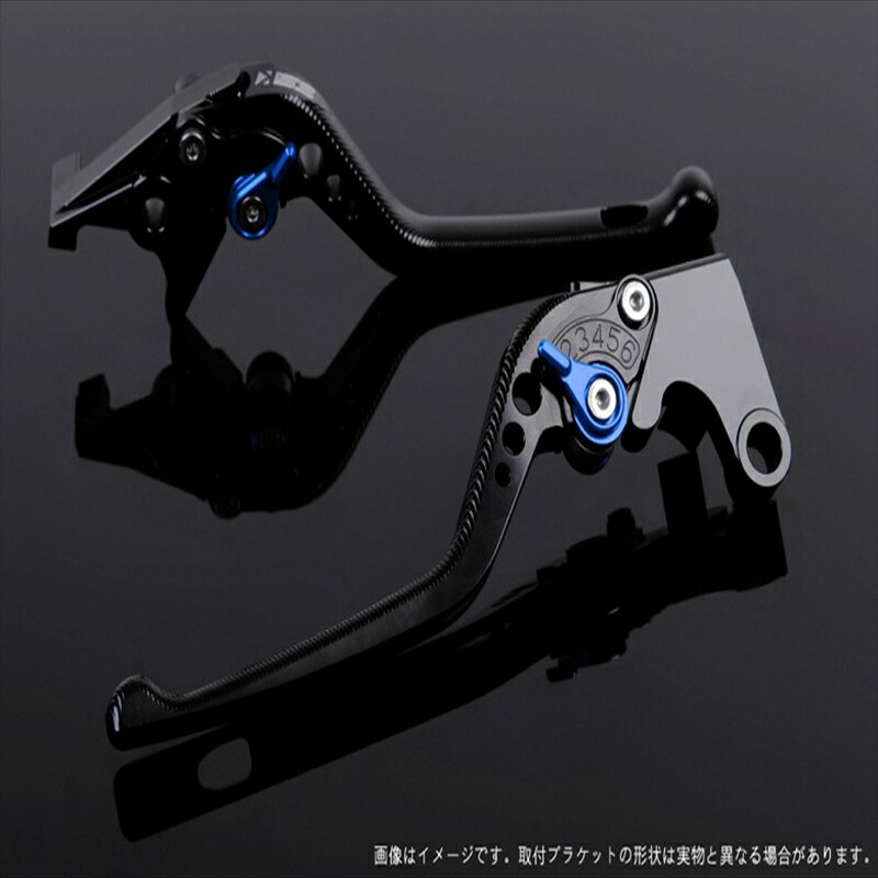 【5日前後で発送】バイクパーツ SSK SPEEDRA(スピードラ) アジャストレバー 3D ロング HO0404616-BE 4589995465682 ブラック/ブルー CB400SF REVO/SB NC42 ABS車 14-