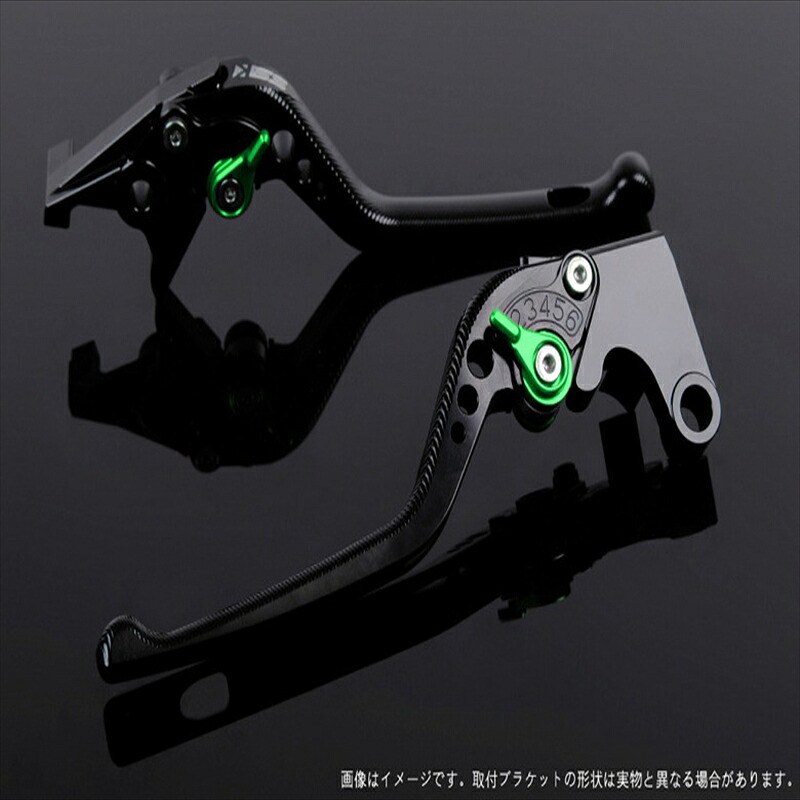 【5日前後で発送】 バイク用品 ハンドル エスエスケイ スピードラ アジャストレバー 3D ロング ブラック/グリーン CB400SF REVO/SB NC42 ABS車 14- HO0404616-GN 4589995465712 取寄品