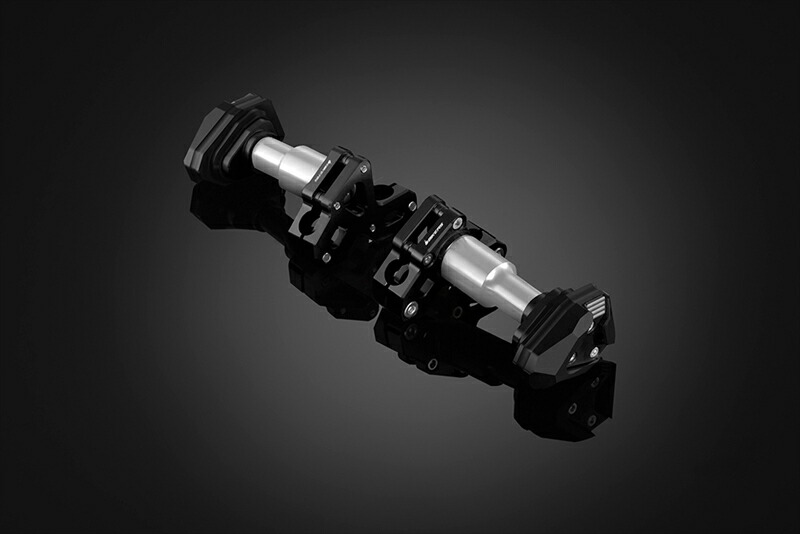 バイクパーツ BIKERS(バイカーズ) フレームガード 左右 ブラック K0330-BLK 4550255673376