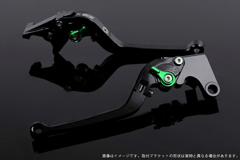 【5日前後で発送】 バイク用品 ハンドル エスエスケイ スピードラ アジャストレバー スタンダード可倒式 ブラック/グリーン Z750 07-11 Z800 13-16 KA0402402-GN 4589995406432 取寄品
