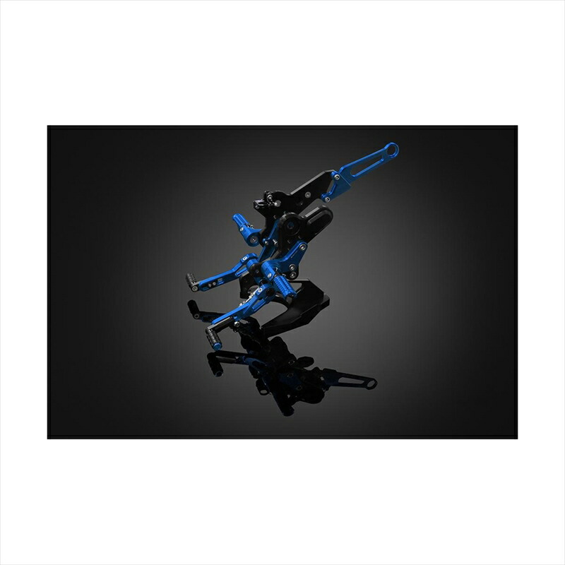 バイクパーツBIKERS(バイカーズ) バックステップ ブルー H0862-BLU4550255678241GROM 21-24|バイク用品はとやグループ2号店