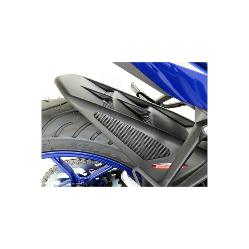 バイクパーツ 外装パワーブロンズ リアフェンダー マットBLK/メッシュBLK301-Y108-870 4550255680749YZF-R25/R3 15-|バイク用品はとやグループ2号店