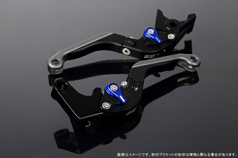 【5日前後で発送】 バイク用品 ハンドルエスエスケイ スピードラ アジャストレバー 可倒延長式 Mブラック/Mブルー/MチタンGSX250R V-STROM250 RGV250γ VJ23ALVGM048BK-BETM 4580540637868取寄品｜バイク用品はとやグループ2号店