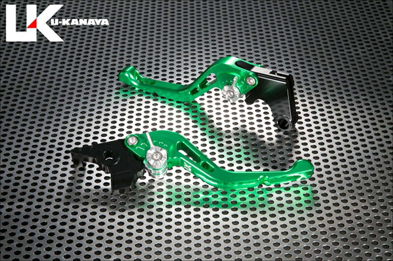 バイクパーツU-KANAYA(ユーカナヤ) レバーセット GPタイプ/ショート GN/GNYA019-117-06074550255686796｜バイク用品はとやグループ2号店