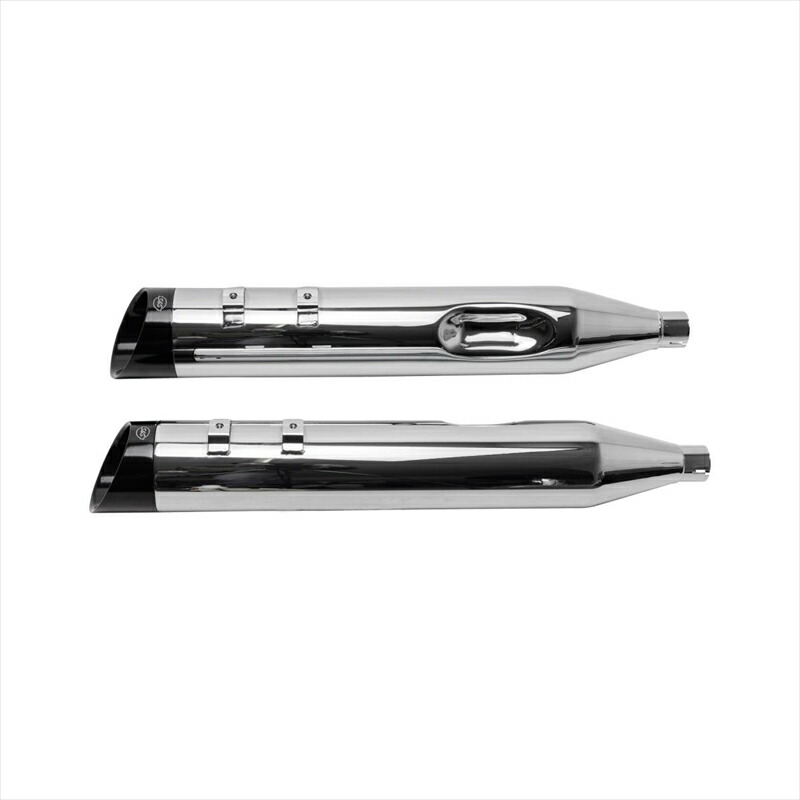 バイクパーツ エスアンドエスサイクル S＆S スリップオン Mk45カットラス CHR/BLK BT Touring 95-16 550-1017 4550255689964