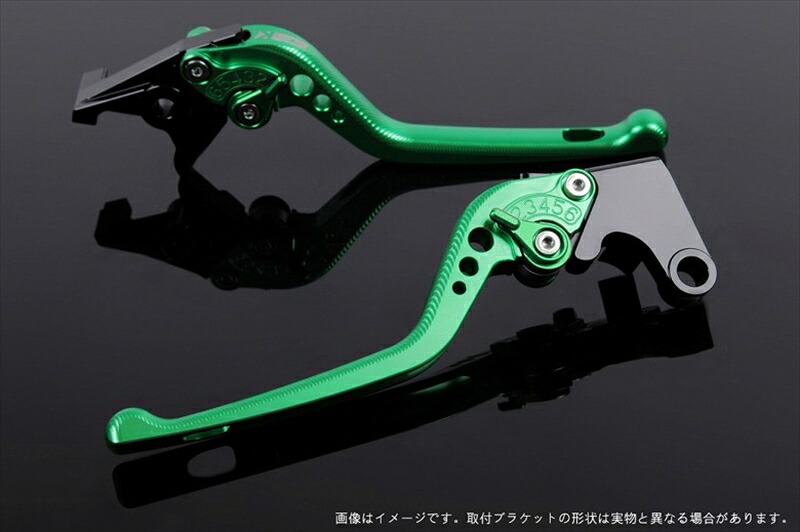 バイク用品 ハンドルエスエスケイ スピードラ アジャストレバー 3D ロング グリーン/グリーン NINJA400R 11-13 NINJA400 14-17KA0404678-GN 4589995472437取寄品｜バイク用品はとやグループ2号店
