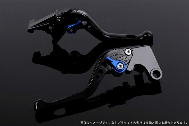 バイク用品 ハンドル エスエスケイ スピードラ アジャストレバー 3Dショート ブラック/ブルー Scrambler Sixty2 Monster821HYPERMOTARD821 DU0405639-BE 4589995535682 取寄品
