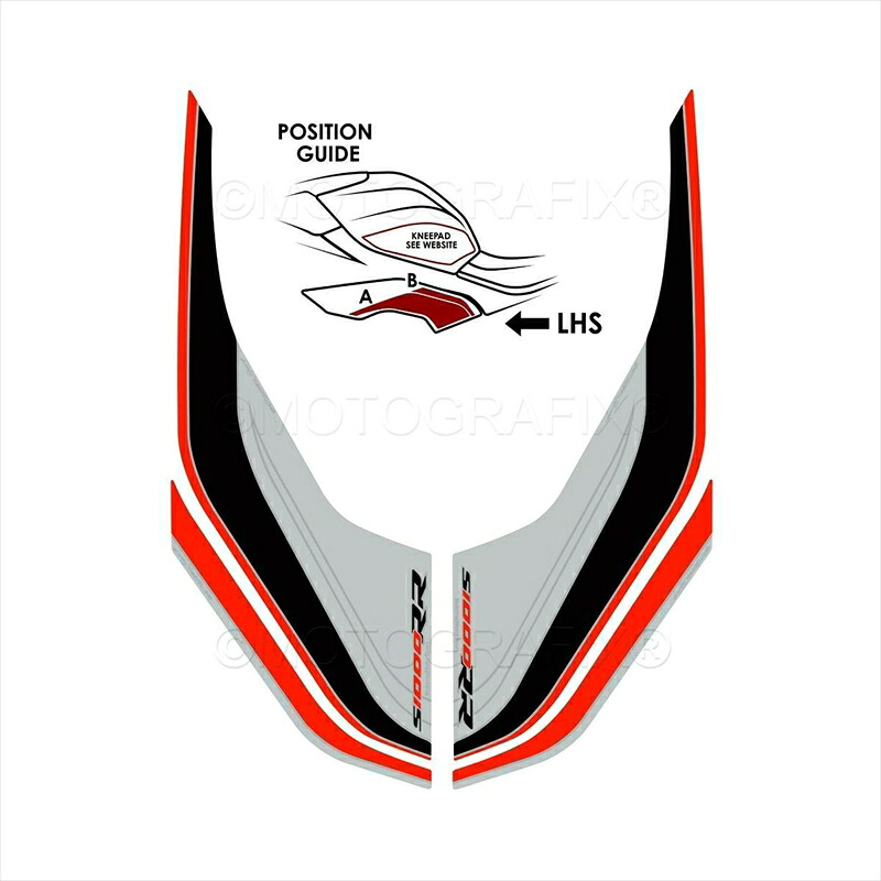 バイクパーツ アクセサリー モトグラフィックス Tank Protectors/ Shields MT-BKL001HS 4580041247139 BMW S1000RR 19-22