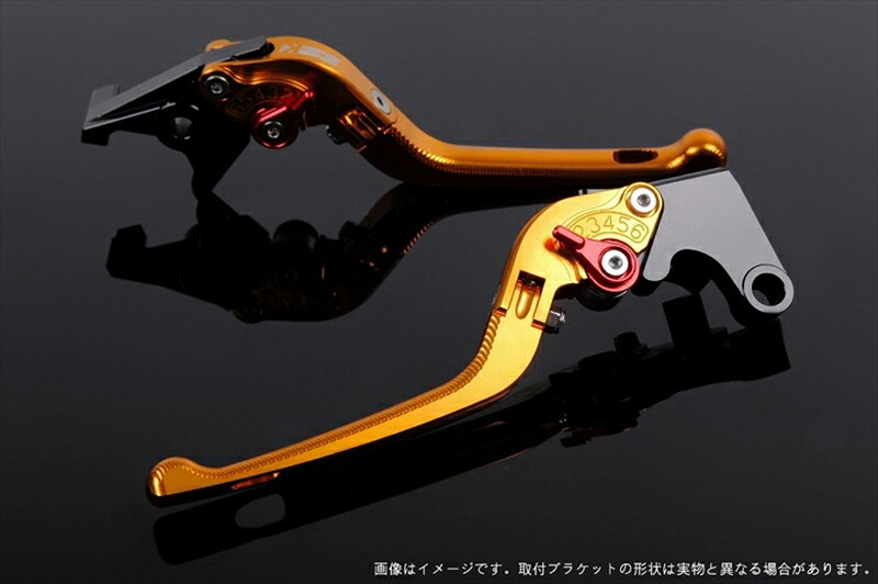 バイク用品 ハンドルエスエスケイ スピードラ アジャストレバー 3D可倒式 ゴールド/レッド VFR750R RC30 RVF750 VFR800 RC46 02-13HO0405039-RD 4589995492220取寄品|バイク用品はとやグループ2号店