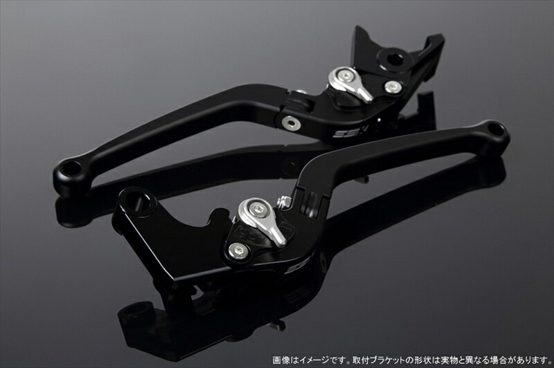 【5日前後で発送】 バイク用品 ハンドル エスエスケイ スピードラ アジャストレバー スタンダード可倒式 Mブラック/Mシルバー 125/200/250/390DUKE LVAM075BK-SR 4589995102334 取寄品