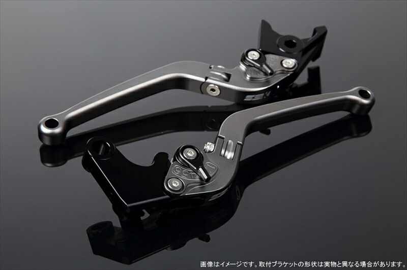 【5日前後で発送】 バイク用品 ハンドル エスエスケイ スピードラ アジャストレバー スタンダード可倒式 Mチタン/Mブラック 125/200/250/390DUKE LVAM075TM-BK 4589995102532 取寄品