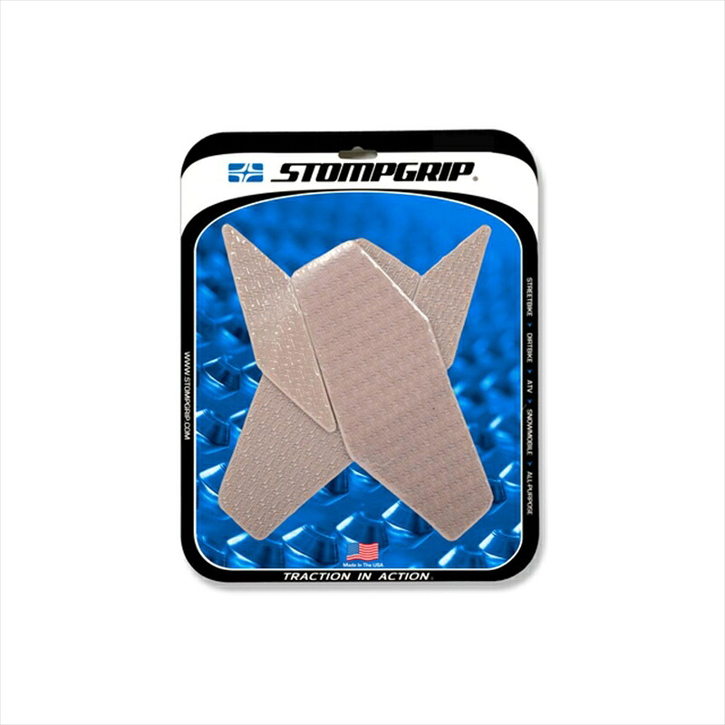 バイクパーツ 外装 ストンプグリップ トラクションパッドタンクキット クリア 55-14-0010C 4550255706340 ICON YZF-R6 08-16