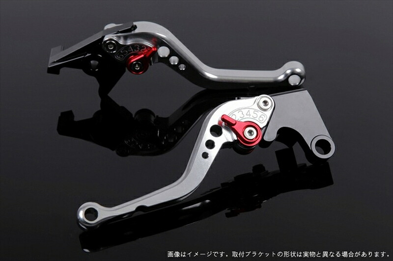 ハンドル エスエスケイ スピードラ アジャストレバー スタンダード ショート シルバー/レッド Z1000 07-16 NINJA1000 11-16 KA0403809-RD 4589995442454 取寄品