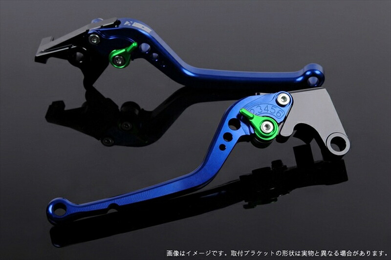 ハンドル エスエスケイ スピードラ アジャストレバー スタンダード ロング ブルー/グリーン NINJA400R 11-13 NINJA400 14-17 KA0403601-GN 4589995435838 取寄品