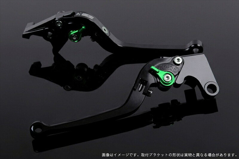 【5日前後で発送】 ハンドル エスエスケイ スピードラ アジャストレバー スタンダード可倒式 ブラック/グリーン 125/200/250/390DUKE KT0406388-GN 4589995360772 取寄品