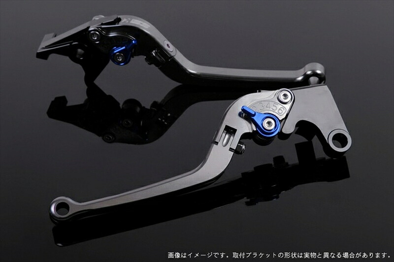 【5日前後で発送】 ハンドル エスエスケイ スピードラ アジャストレバー スタンダード可倒式 チタン/ブルー 125/200/250/390DUKE KT0406393-BE 4589995361090 取寄品