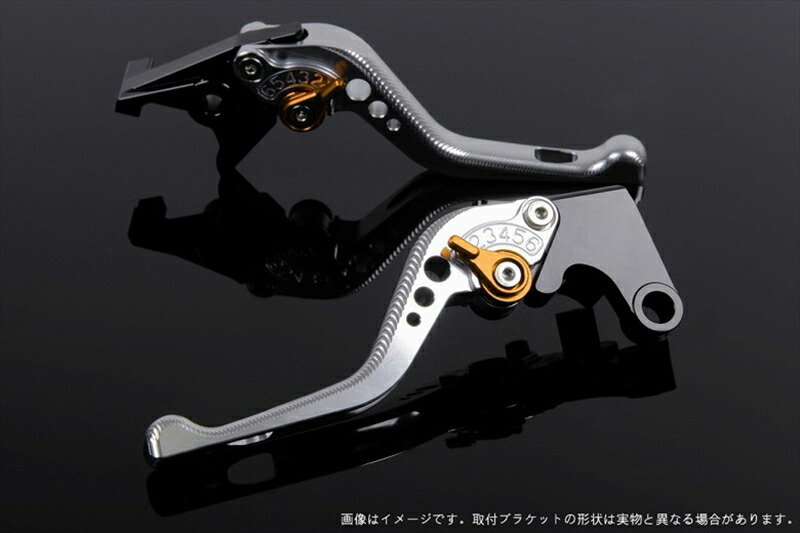 【5日前後で発送】 ハンドル エスエスケイ スピードラ アジャストレバー 3Dショート シルバー/ゴールド NINJA400R 11-13 NINJA400 14-17 KA0405381-GD 4589995516773 取寄品