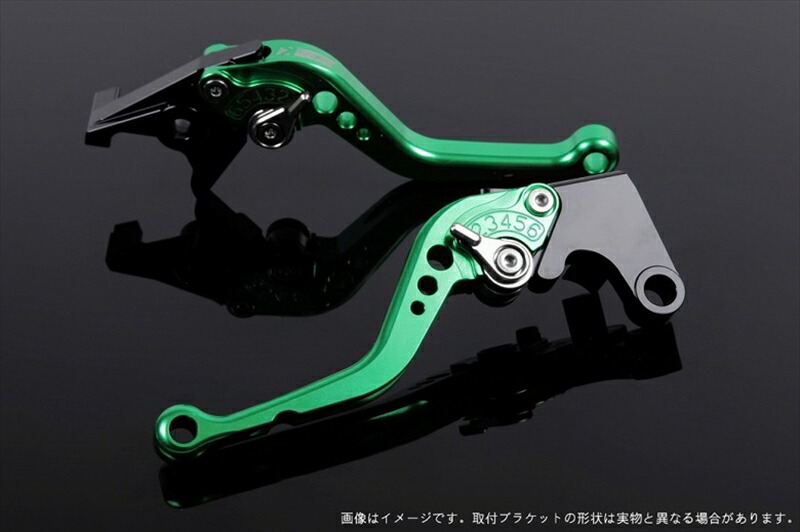 ハンドル エスエスケイ スピードラ アジャストレバー スタンダード ショート グリーン/シルバー NINJA1000 17-18/Z900RS KA0406989-SR 4589995294152 取寄品