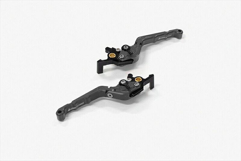 バイクパーツBIKERS(バイカーズ) レバーセット 可倒式 カーブタイプ グレーY0553-GRY4550255757434|バイク用品はとやグループ2号店