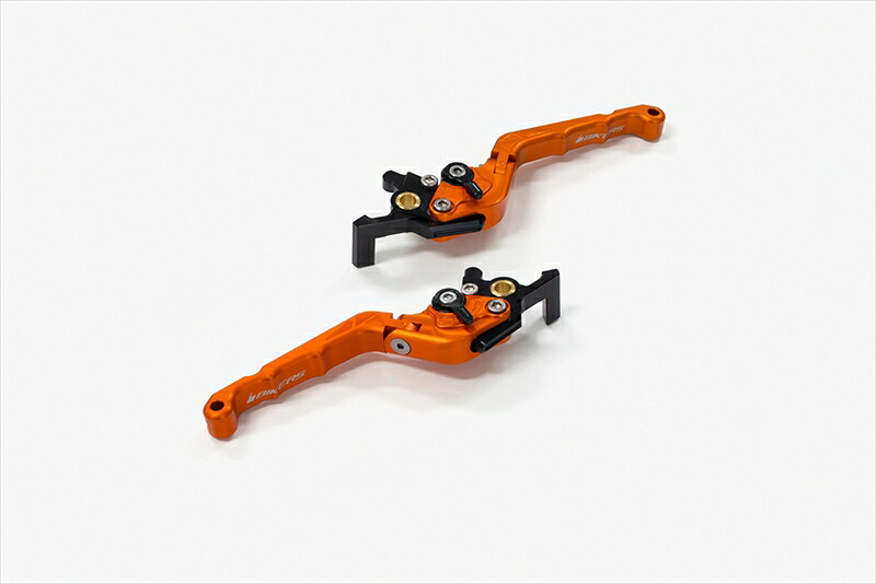 バイクパーツBIKERS(バイカーズ) レバーセット 可倒式 カーブタイプ オレンジゴールドY0553-OGD4550255757458|バイク用品はとやグループ2号店