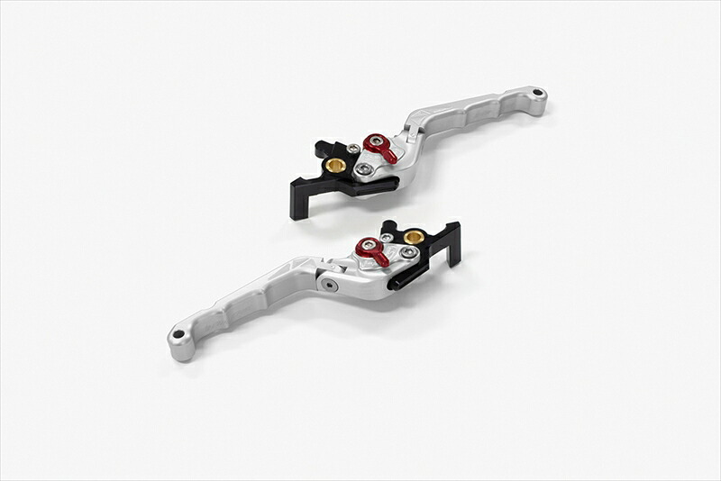 バイクパーツ BIKERS(バイカーズ) レバーセット 可倒式 カーブタイプ シルバー Y0553-SLV 4550255757496