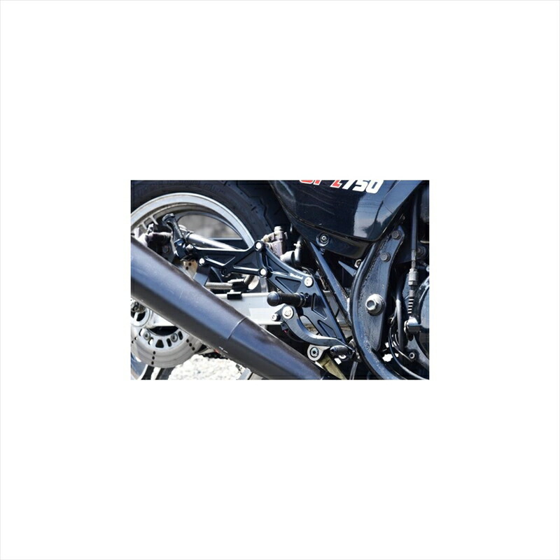 バイクパーツ WOODSTOCK(ウッドストック) タンデム仕様ステップキット オールBLK WBS-K45-TB 4550255757854 GPz750F