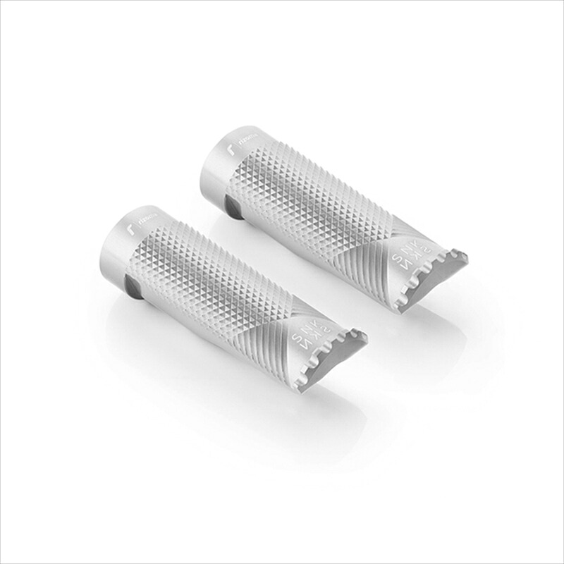 バイクパーツ rizoma(リゾマ) Snake pegs PE615A 4550255758950 (A)シルバー