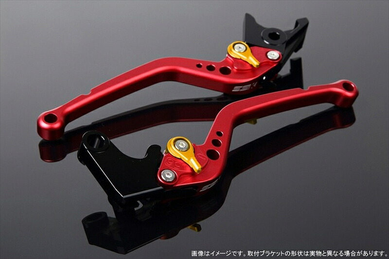 ハンドル アジャストレバー スタンダード ロング Mレッド/Mゴールド CB400SF Revo/CB400SB NC42 ABS車 2013まで LVBM013RD-GD 4589995109487 取寄品