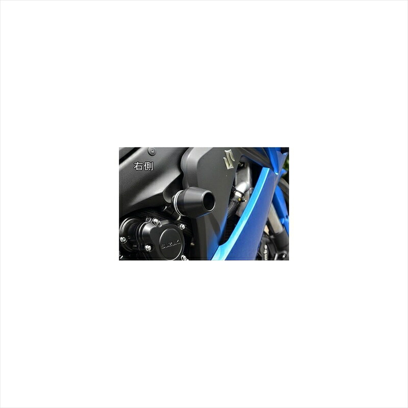 バイクパーツ 外装 アグラス Rスライダー フレームφ60 WHTロゴ 342-302-001X 4550255549947 GSX-S1000/F KATANA 19
