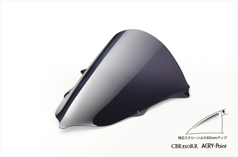 外装 スクリーン ストリート スモーク CBR250RR 17- 160031 4580423291460 取寄品