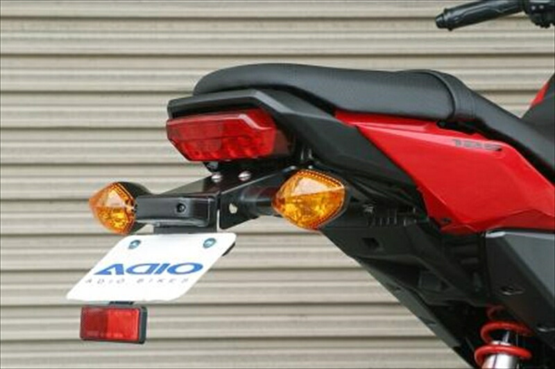 バイクパーツ 外装アディオ フェンダーレスキット スリムリフレクター付 BK41126 4582437432099GROM 16/06-｜バイク用品はとやグループ2号店