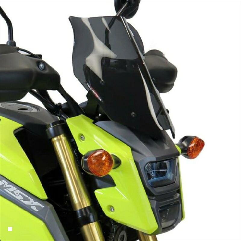 バイクパーツ 外装パワーブロンズ ネイキッドスクリーン ダークスモーク430-U230-002 4550255782597GROM 16-20|バイク用品はとやグループ2号店