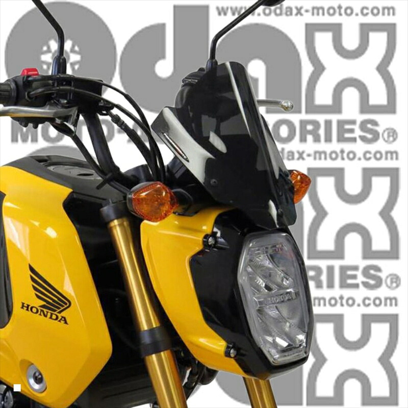 バイクパーツ 外装パワーブロンズ ネイキッドスクリーン ミドル430-U334A-000 4550255782740クリア GROM 21-|バイク用品はとやグループ2号店