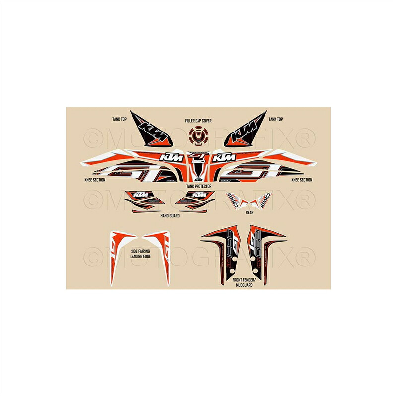 バイクパーツ アクセサリーモトグラフィックス Full Paint ProtectionMT-KTM1290GT1KO 4580041247917KTM Super Duke1290GT 19-21|バイク用品はとやグループ2号店