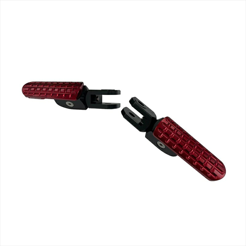 バイクパーツ BIKERS(バイカーズ) フロントフットペグ レッド B0013-RED 4550255801274 DAX125 22-24