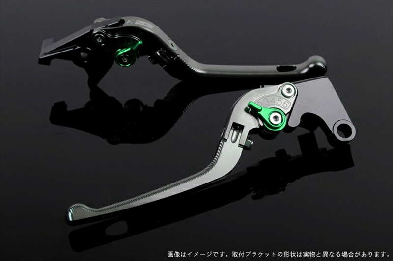 ハンドル アジャストレバー 3D可倒式 グリーン 4589995496655取寄品 