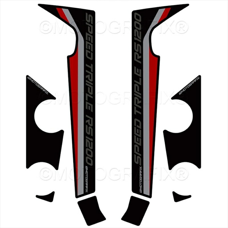バイクパーツ アクセサリー モトグラフィックス FRONT FENDER KIT MT-TFF003KR 4580041248990 Speed Triple1200RS(21/22)