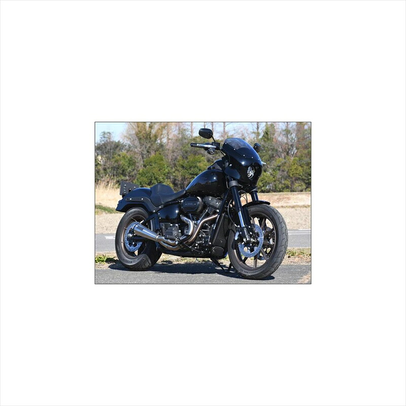 バイクパーツ 外装シックデザイン ティーラ ワイドヘッドカウルHC75L-BK/2 4550255852832スモーク/BBブラック LOW RIDER S 20-21|バイク用品はとやグループ2号店
