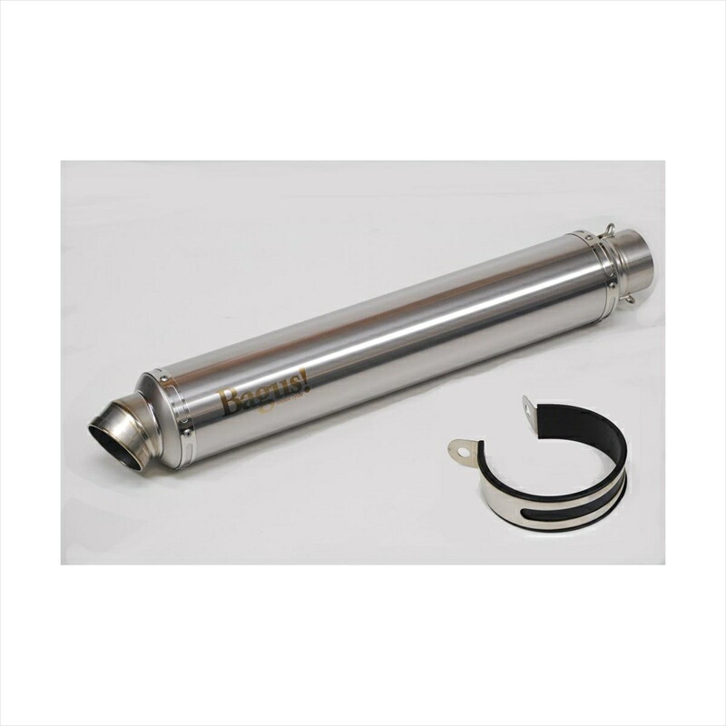 バイクパーツ マフラー バグースモーターサイクル 汎用チタンサイレンサー サイレントバグ管 BG-SA2TSS 4550255853082 差込φ50.8 汎用