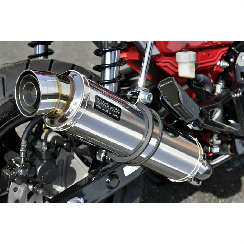 バイクパーツ マフラー ビームスモーターカンパニー R-EVOステンレスサイレンサー G1012-53-008 4582285347743 DAX125 8BJ-JB04