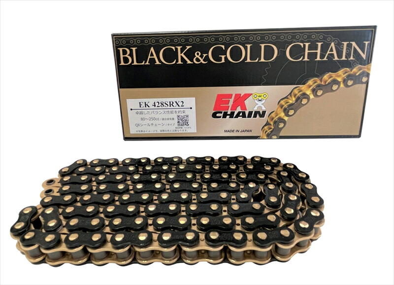 駆動系 チェーン 428SRX2 BLK＆GLD 100L MLJ 428SR-X2(BK/GP) 4571291788053 取寄品