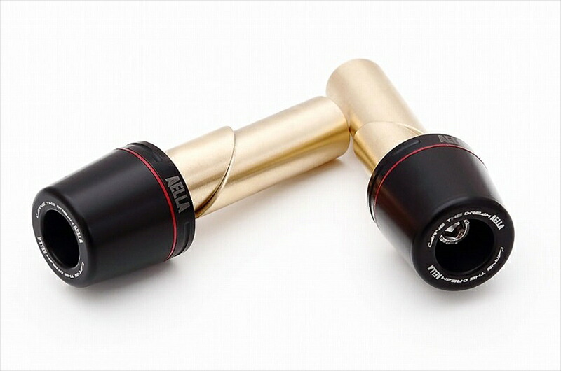 バイクパーツ ハンドルアエラ AELLA 汎用ハンドルバーエンドスライダー (内径16-17mm対応)AE-68302 4549950036067（内径16-17mm対応）｜バイク用品はとやグループ2号店