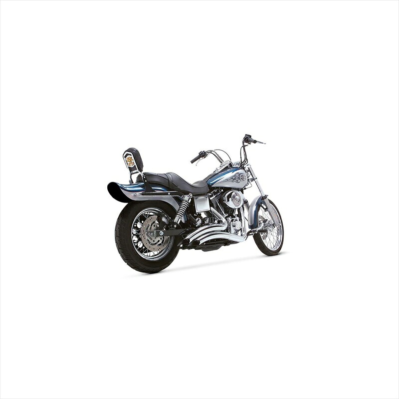 バイクパーツ マフラーバンスアンドハインズ BigRadius 2-2 ビッグラディウス2-2 クローム マフラー1800-0083 4548664286072DYNA 91-05|バイク用品はとやグループ2号店