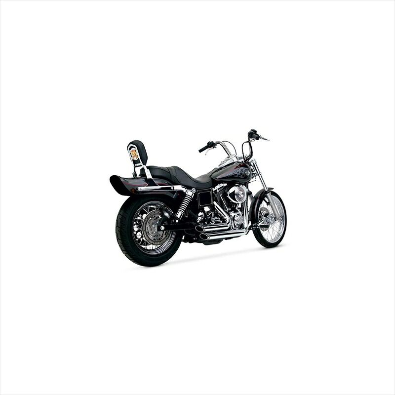 バイクパーツ マフラーバンスアンドハインズ ShortShots Staggered ショートショットスタッガード クローム マフラー1800-0154 4548664286201DYNA 91-05｜バイク用品はとやグループ2号店
