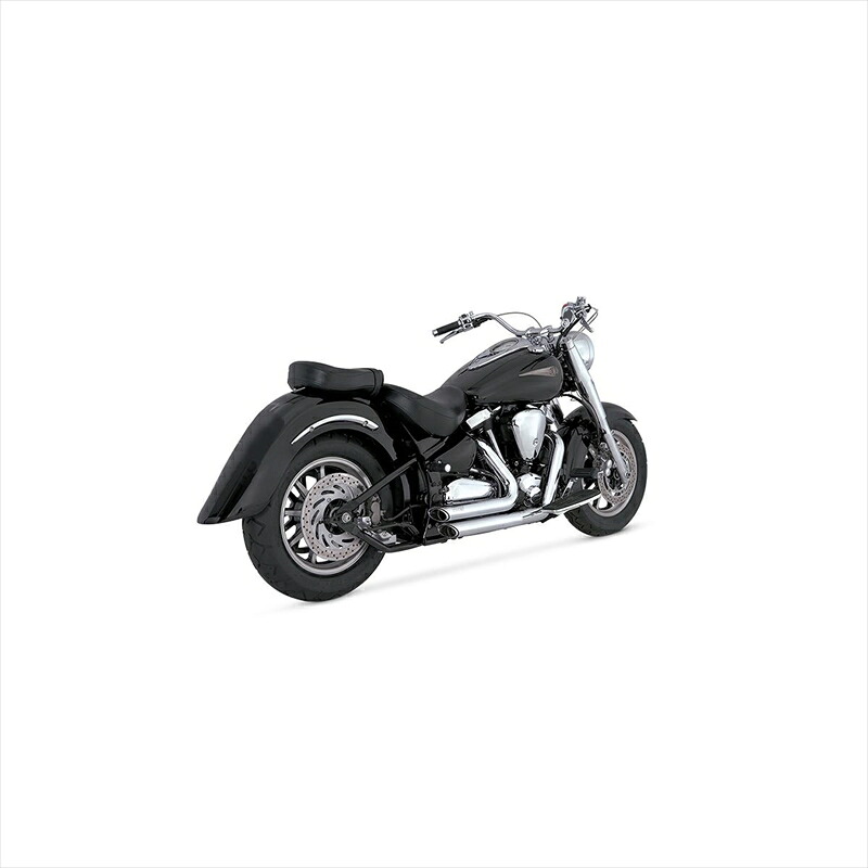 バイクパーツ マフラー バンスアンドハインズ ShortShots Staggered ショートショットスタッガード クローム マフラー V18517 4548664305599 ROADSTAR1600/1700 99-07