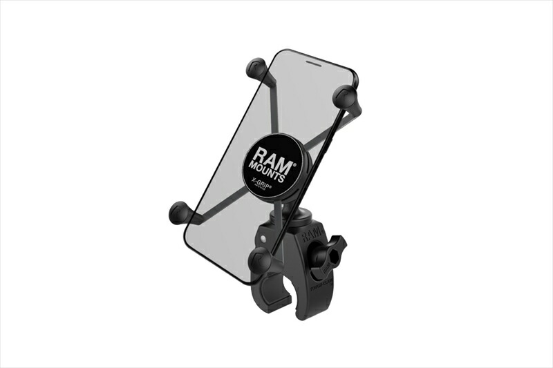 バイクパーツ RAM MOUNTS(ラムマウント) Xグリップ M ＆タフクロー S セット φ15.9-28.9mm対応 一体式 スナップリンク RAM-HOL-UN10-400U 4550255714222