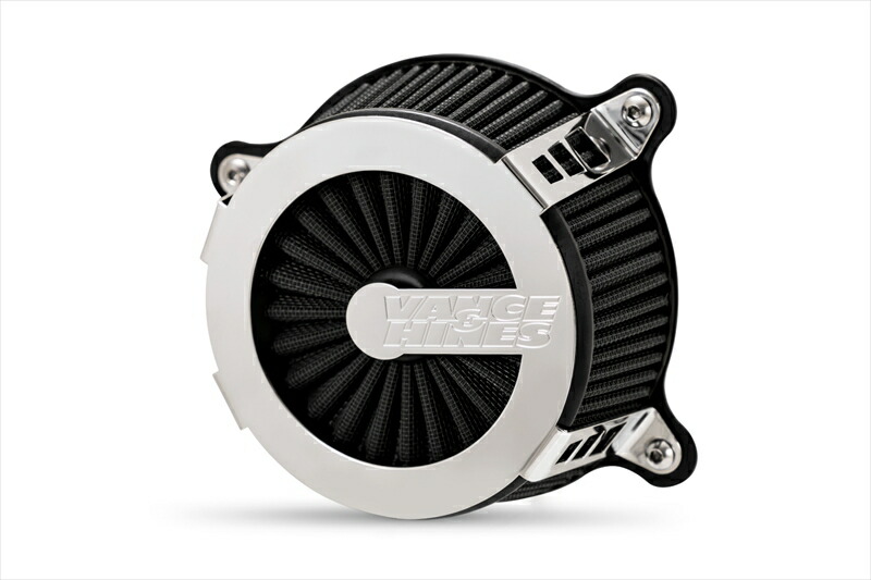 バイクパーツ バンスアンドハインズ VO2 エアインテイク Cage Fighter ケージファイター クローム 70357 4550255745288 TWIN CAM(ケーブル2本引き）99-17(FXDLS除く）
